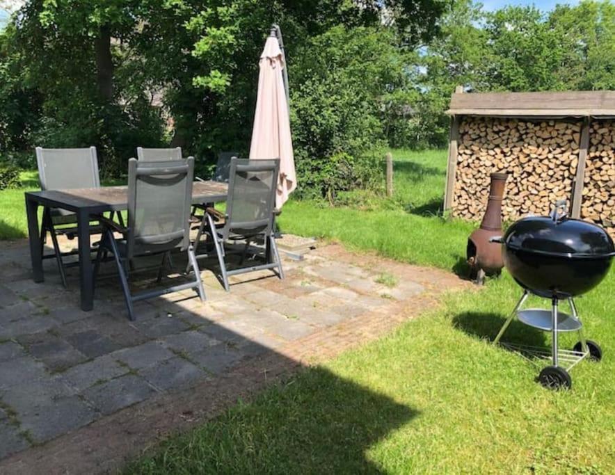 Statige Boerderijwoning Met Vrij Uitzicht En Tuin Villa Hoogzand ภายนอก รูปภาพ